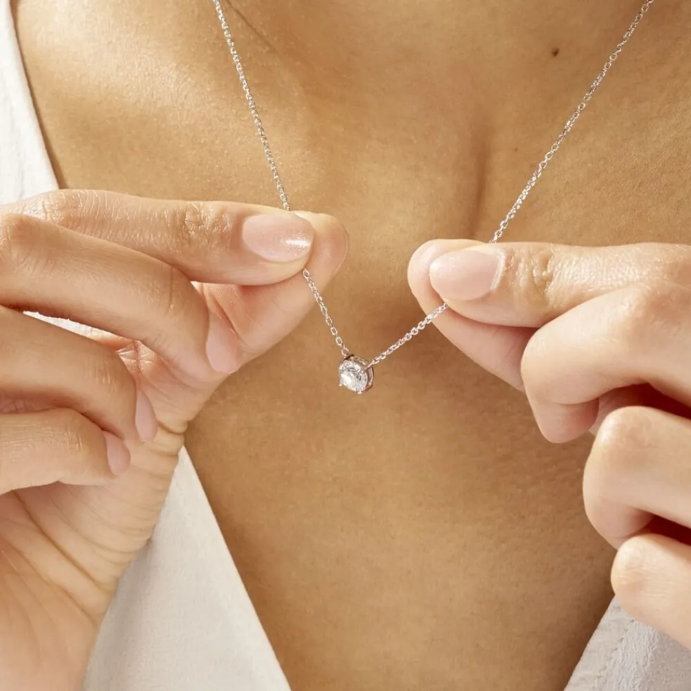 Collier Kariane Argent Blanc Oxyde De Zirconium|Marc Orian