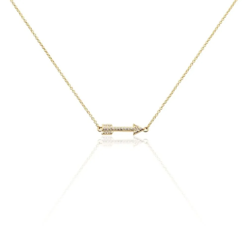 Collier Karitate Plaqué Or Oxydes De Zirconium|Marc Orian Hot