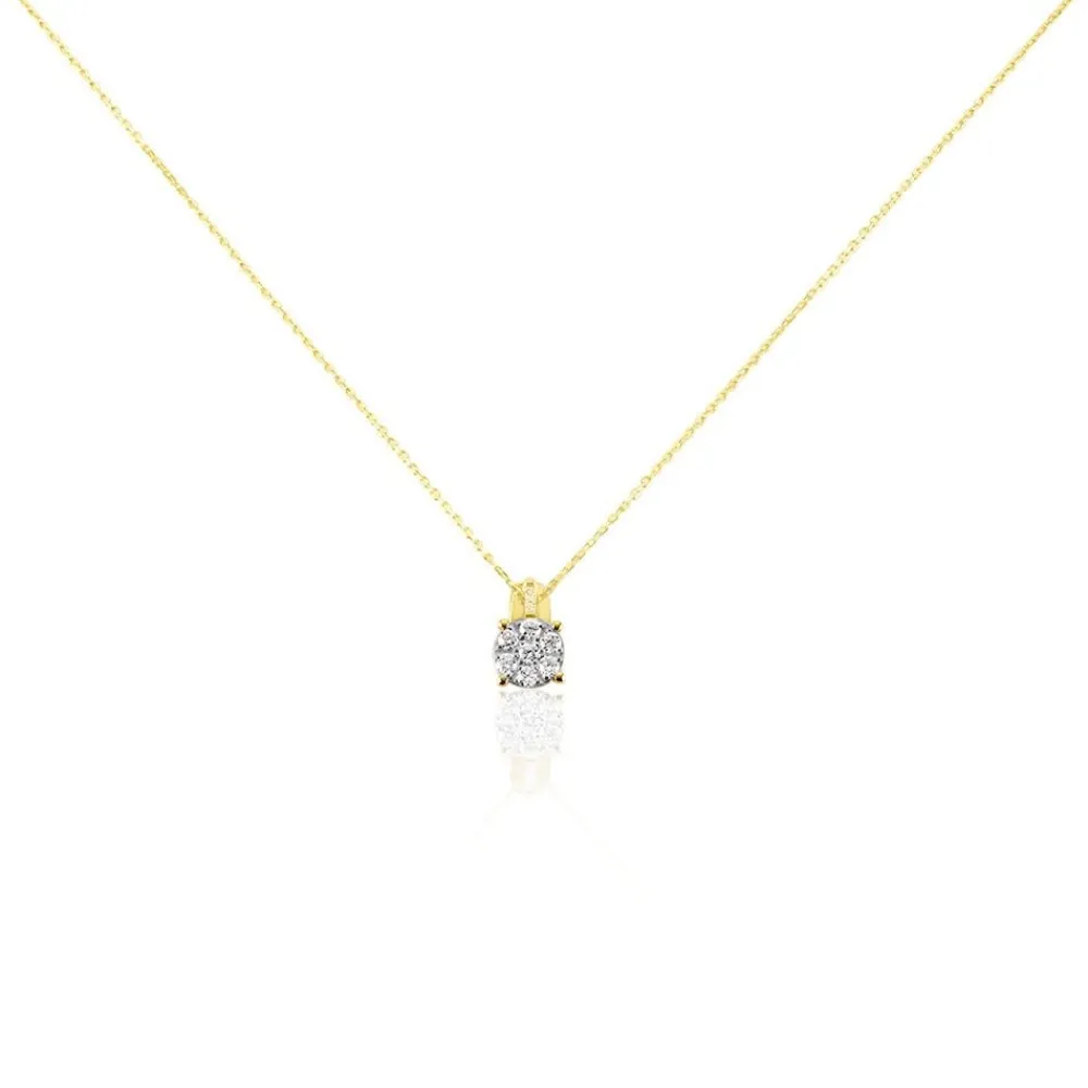 Collier Kate Or Blanc Diamant Synthétique|Marc Orian Hot