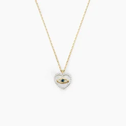 Collier Katriona Or Jaune Topaze Oxyde De Zirconium