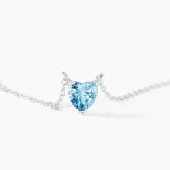 Collier Kelvyn Argent Blanc Oxyde De Zirconium|Marc Orian Best