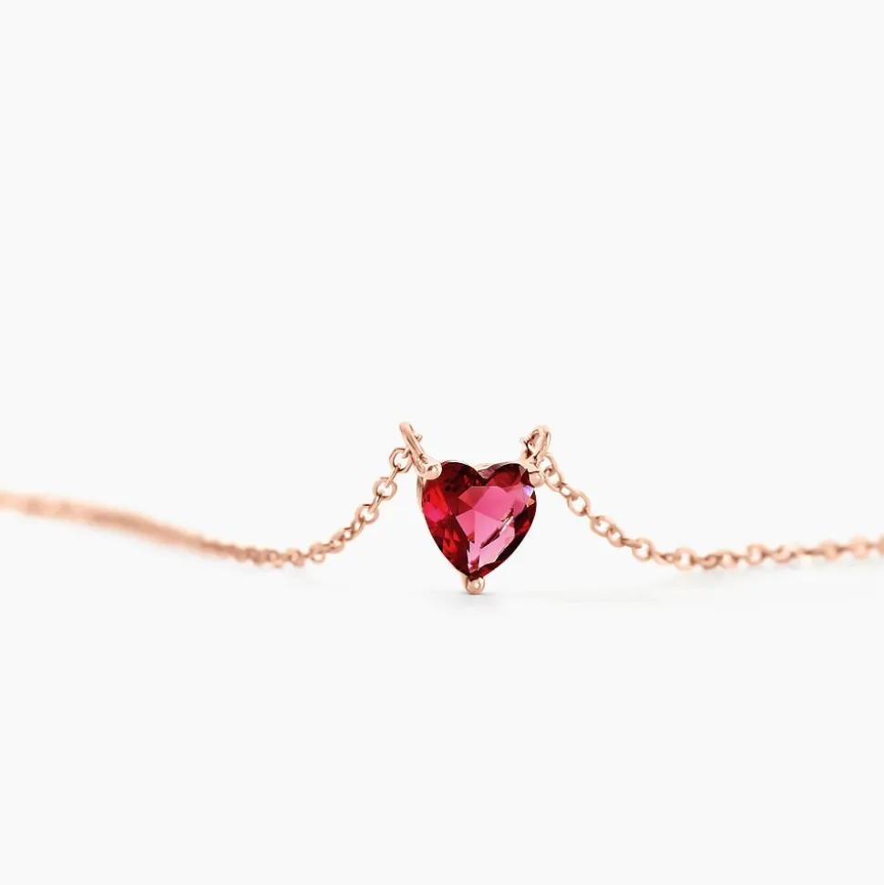 Collier Kelvyn Argent Rose Oxyde