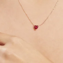 Collier Kelvyn Argent Rose Oxyde