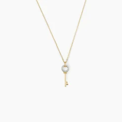 Collier Key Or Jaune Diamant