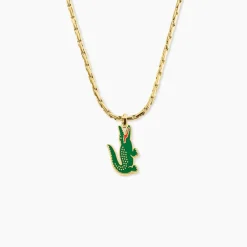 Collier Lacoste Arthor Acier Jaune|LACOSTE BIJOUX Best