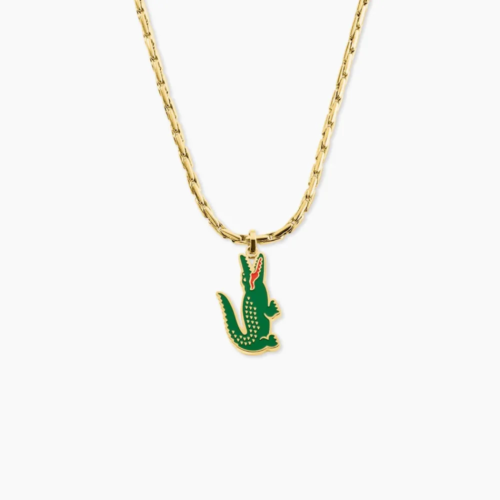 Collier Lacoste Arthor Acier Jaune|LACOSTE BIJOUX Best