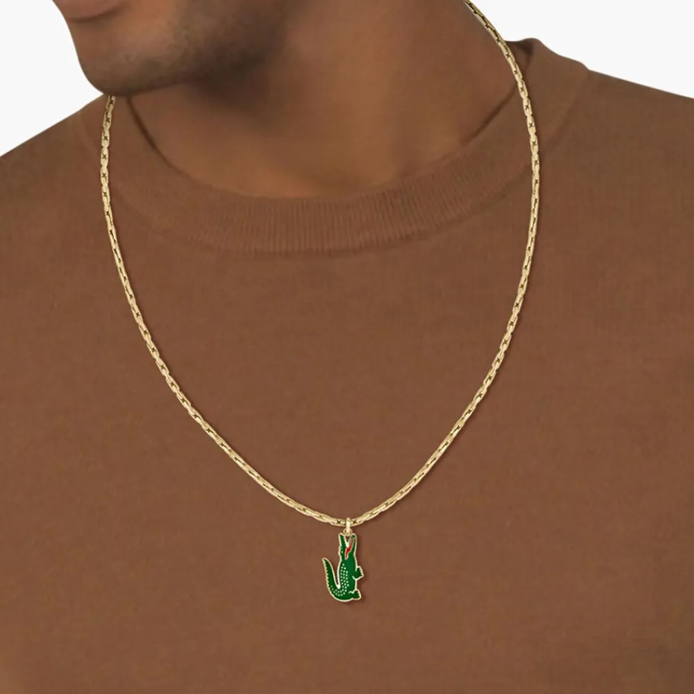 Collier Lacoste Arthor Acier Jaune|LACOSTE BIJOUX Best