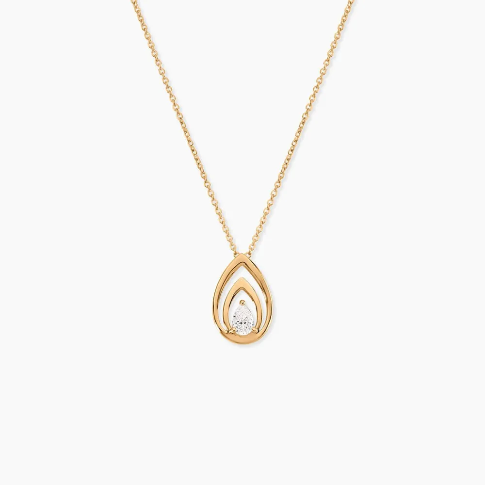 Collier Loetitia Plaqué Or Jaune Oxyde De Zirconium|Marc Orian Best