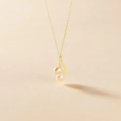 Collier Loeva Or Jaune Perle De Culture Et Oxyde De Zirconium|Marc Orian New