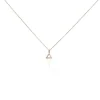 Collier Lorena Argent Rose Oxyde De Zirconium