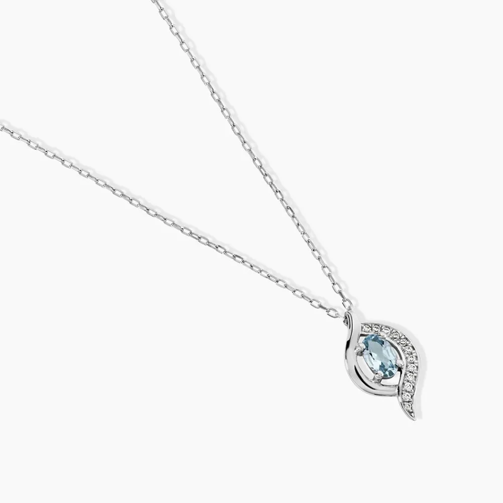 Collier Lydia Or Blanc Topaze Oxyde Oxyde|Marc Orian Best