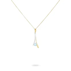 Collier Madli Or Bicolore Topaze