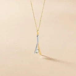 Collier Madli Or Bicolore Topaze