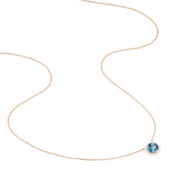 Collier Maeva Or Rose Topaze Et Oxyde De Zirconium|Marc Orian Outlet