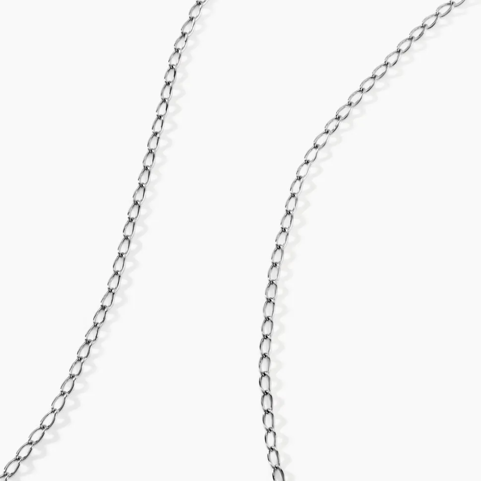 Collier Maille Nuncio Argent Blanc