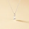 Collier Marie-helena Argent Blanc Oxyde De Zirconium