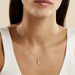Collier Marie-helena Argent Blanc Oxyde De Zirconium