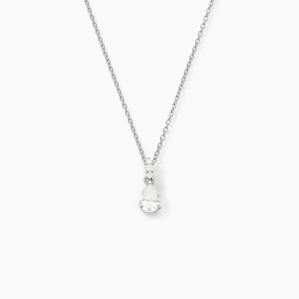Collier Marie-helena Argent Blanc Oxyde De Zirconium