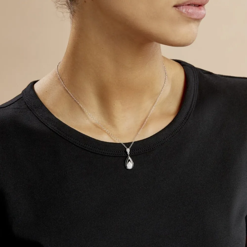 Collier Marina Cera Argent Blanc Céramique Et Oxyde De Zirconium|Marc Orian Best