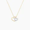 Collier Marineta Or Jaune Oxyde De Zirconium