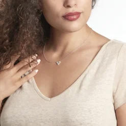 Collier Mathilde Argent Blanc Oxyde De Zirconium|Marc Orian Discount