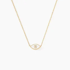 Collier Matiasma Or Jaune Nacre Diamant