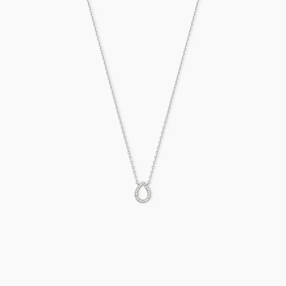 Collier Maude Or Blanc Diamant