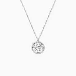 Collier Maximilian Argent Blanc Oxyde De Zirconium