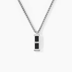 Collier Messy Acier Blanc|JOURDAN Online