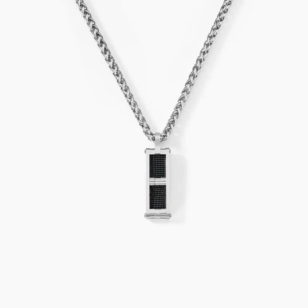 Collier Messy Acier Blanc|JOURDAN Online