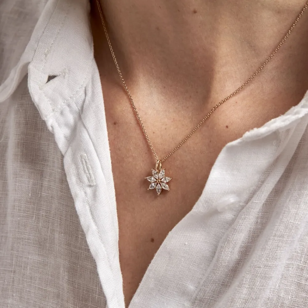 Collier Mia Plaqué Or Doré Oxyde De Zirconium|Marc Orian Hot