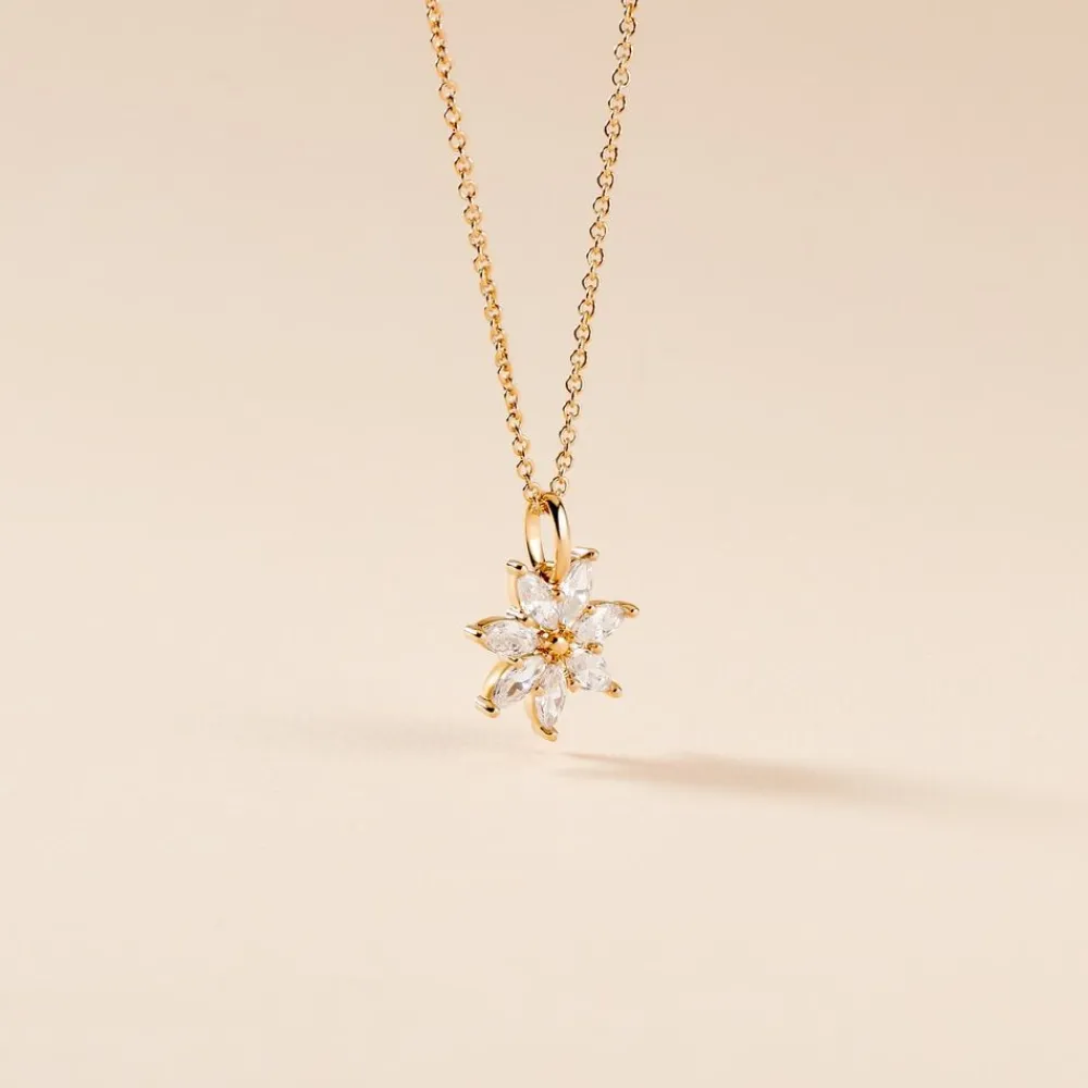 Collier Mia Plaqué Or Doré Oxyde De Zirconium|Marc Orian Hot