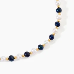 Collier Mirjam Or Jaune Perle De Culture