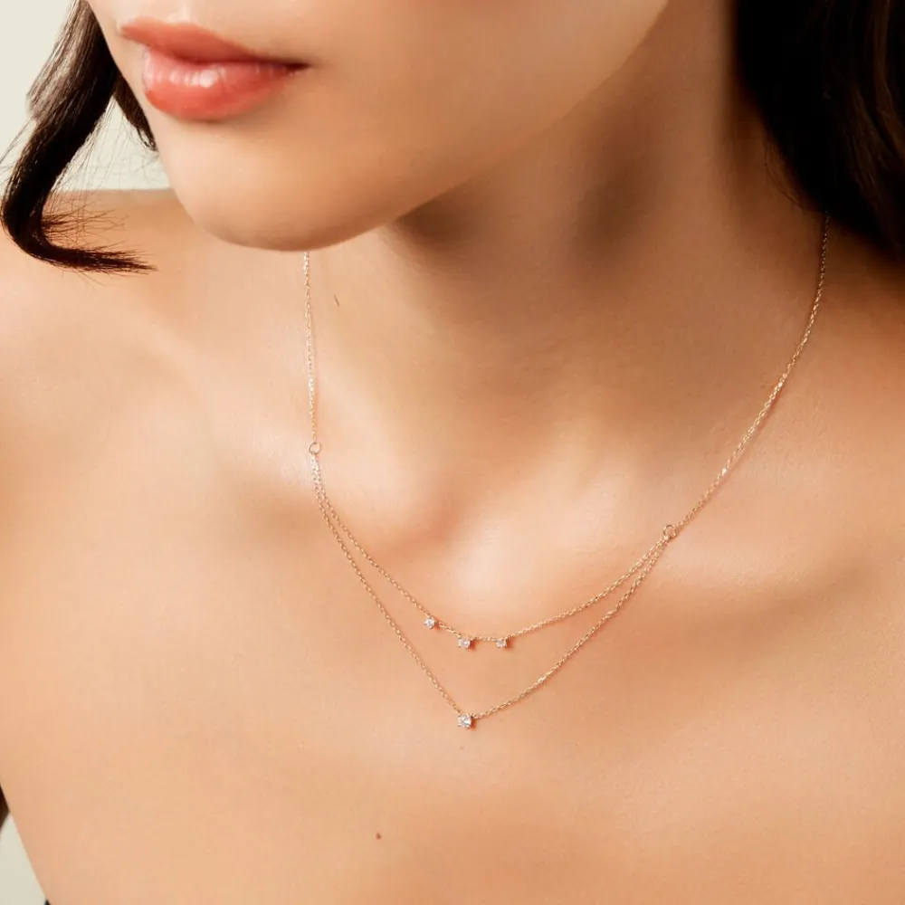 Collier Mordikai Or Jaune Oxyde De Zirconium|Marc Orian Sale