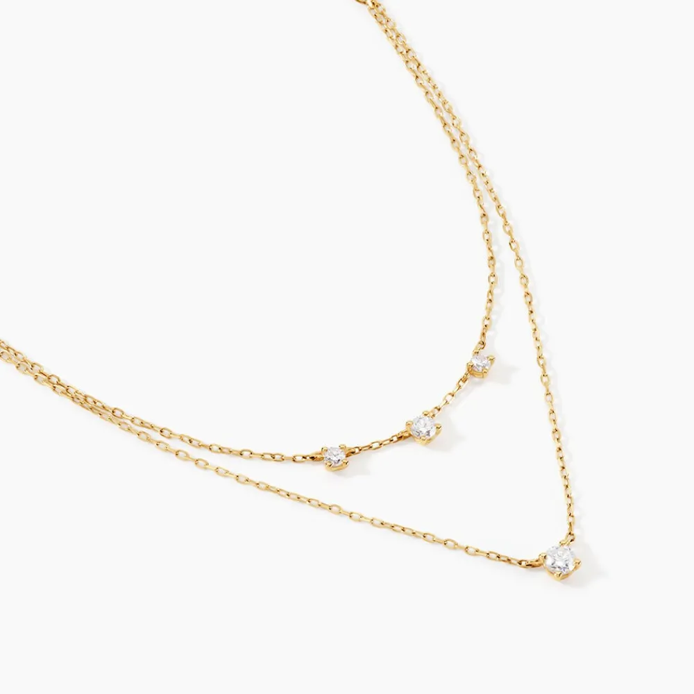 Collier Mordikai Or Jaune Oxyde De Zirconium|Marc Orian Sale