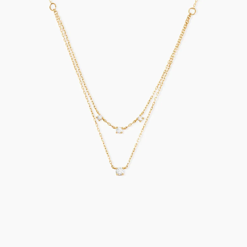 Collier Mordikai Or Jaune Oxyde De Zirconium|Marc Orian Sale