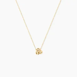 Collier Munro Or Jaune Oxyde De Zirconium