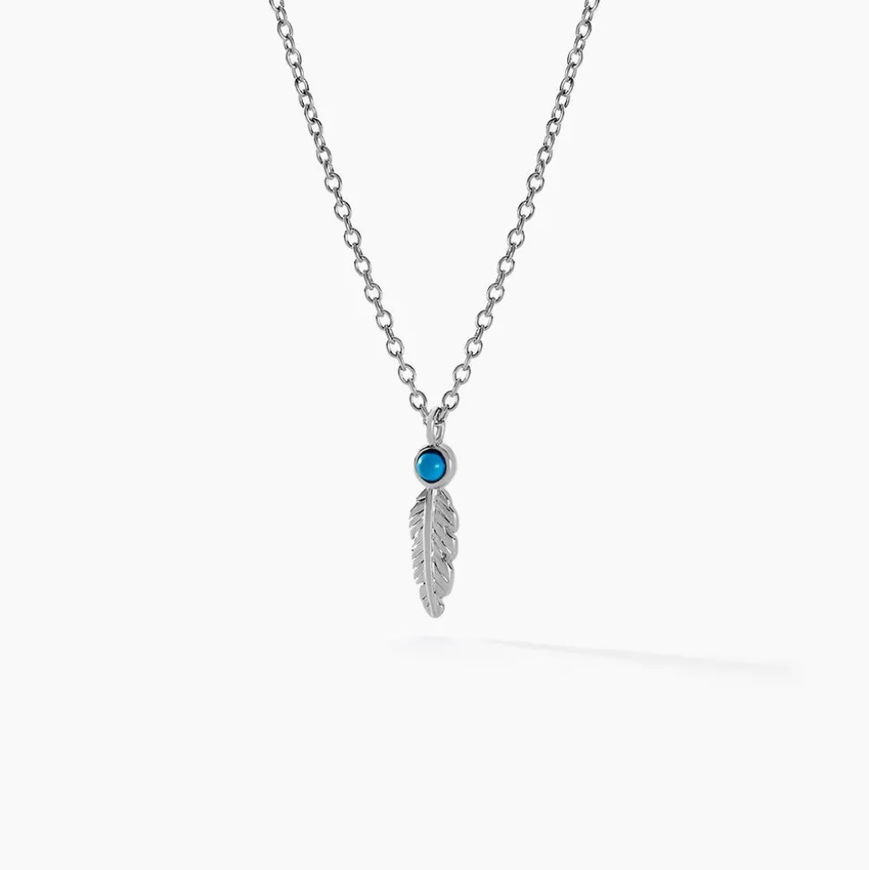 Collier Nahara Argent Blanc Oxyde De Zirconium