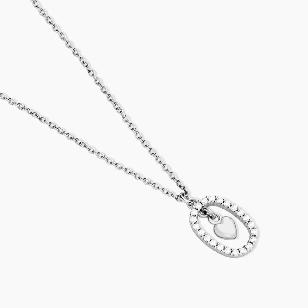 Collier Naly Argent Blanc Oxyde De Zirconium|Marc Orian Best