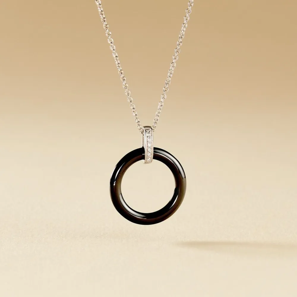 Collier Natacha Cera Argent Blanc Céramique Et Oxyde De Zirconium|Marc Orian Sale