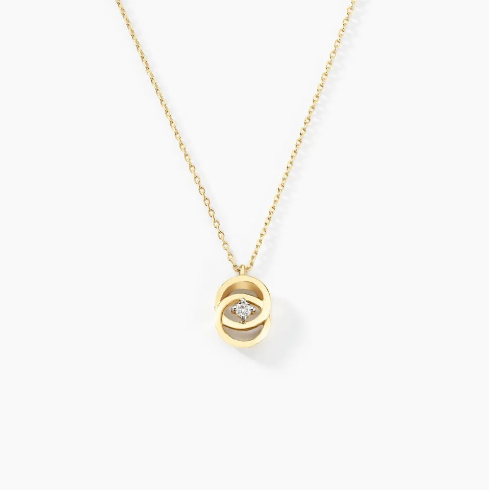 Collier Natalona Or Jaune Diamant