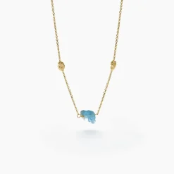 Collier Natille Or Jaune Apatite