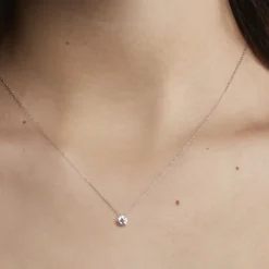 Collier Nazha Or Blanc Oxyde De Zirconium