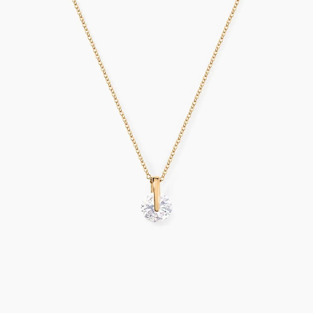 Collier Nelina Plaqué Or Jaune Oxyde De Zirconium|Marc Orian New