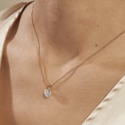 Collier Nelina Plaqué Or Jaune Oxyde De Zirconium|Marc Orian New