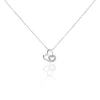 Collier Niagale Or Blanc Diamant