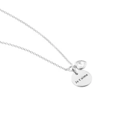 Collier Nikoline Argent Blanc Oxyde De Zirconium|Marc Orian Discount