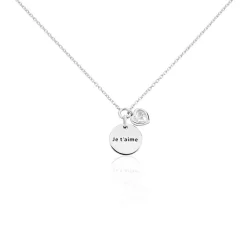 Collier Nikoline Argent Blanc Oxyde De Zirconium|Marc Orian Discount