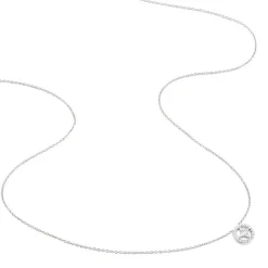 Collier Nour-imen Or Blanc Diamant