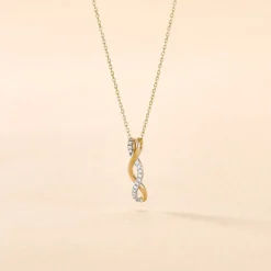 Collier Nucia Or Jaune Diamant